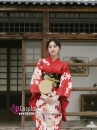Kimono Chuẩn Nhật Đỏ Nữ Tính