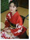 Kimono Chuẩn Nhật Đỏ Nữ Tính