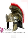 Mũ Chiến Binh La Mã Vàng Đồng Có Lông