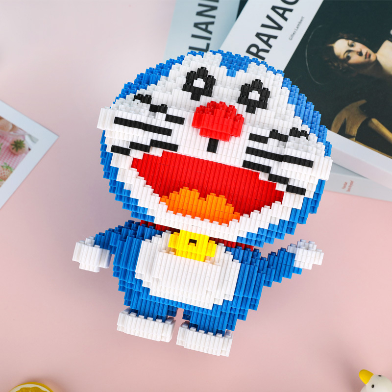 Đồ Chơi lego Lắp Ráp Mô Hình Doraemon Đội Lân Cỡ Lớn 53cm