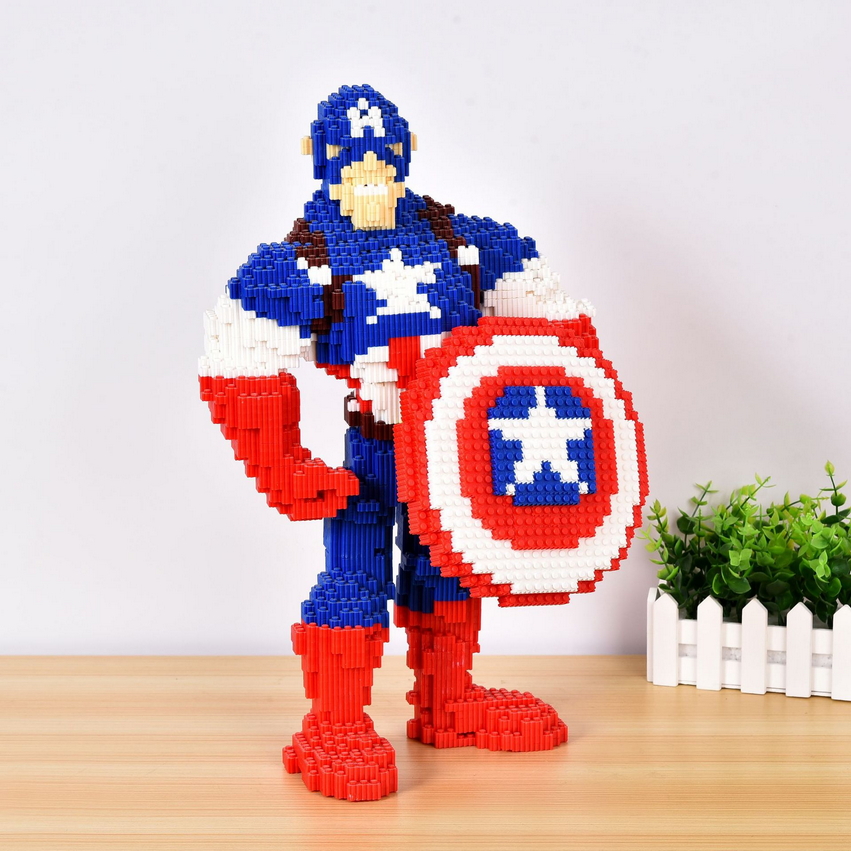 Lego lắp ráp mô hình lego ĐỘI TRƯỞNG MỸ siêu ngầu Captain America lego   LK LEGO  YouTube