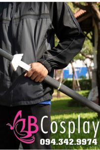 Kiếm Gỗ Cổ Trang Vỏ Bọc Da Đen