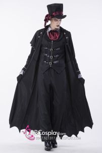 Trang Phục Nam Tước Bóng Đêm Ma Cà Rồng Gothic Punk