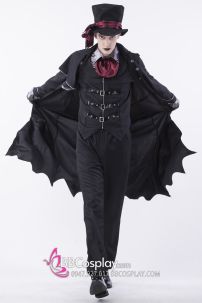 Trang Phục Nam Tước Bóng Đêm Ma Cà Rồng Gothic Punk