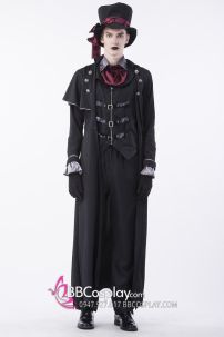 Trang Phục Nam Tước Bóng Đêm Ma Cà Rồng Gothic Punk
