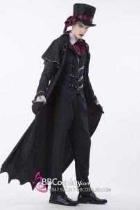 Trang Phục Nam Tước Bóng Đêm Ma Cà Rồng Gothic Punk