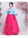 Hanbok Đẹp Cho Bé Gái Voan Thêu