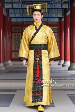 Đồ Hoàng Thượng Giá Rẻ Màu Vàng Viền Đen