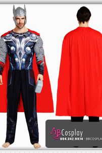 Trang Phục Thor Avenger Thần Sấm Cơ Bắp In 3D