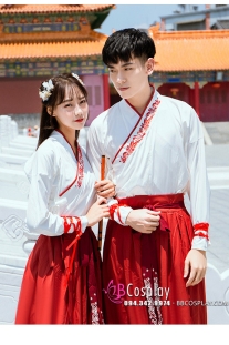 Hán Phục Cặp Đôi Nhị Vãn - Bản Không Khoác