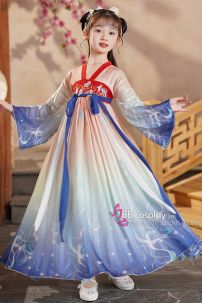 Cổ Trang Hằng Nga Có Khoác Váy Chuyển Màu Siêu Đẹp Cho Bé