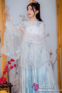 Bộ Hán Phục Tịnh Yên Voan Thêu