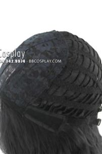 Tóc Đen Xám Highlights Xanh Dài 50Cm