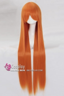 Tóc Giả Cam Vàng Dài 60Cm