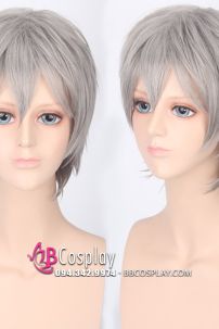 Tóc Giả Bạc Ngắn Cosplay