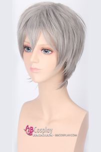 Tóc Giả Bạc Ngắn Cosplay