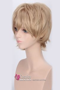 Tóc Giả Vàng Khói Ngắn Cosplay