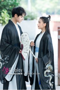 Áo Khoác Hán Phục Bạch Long