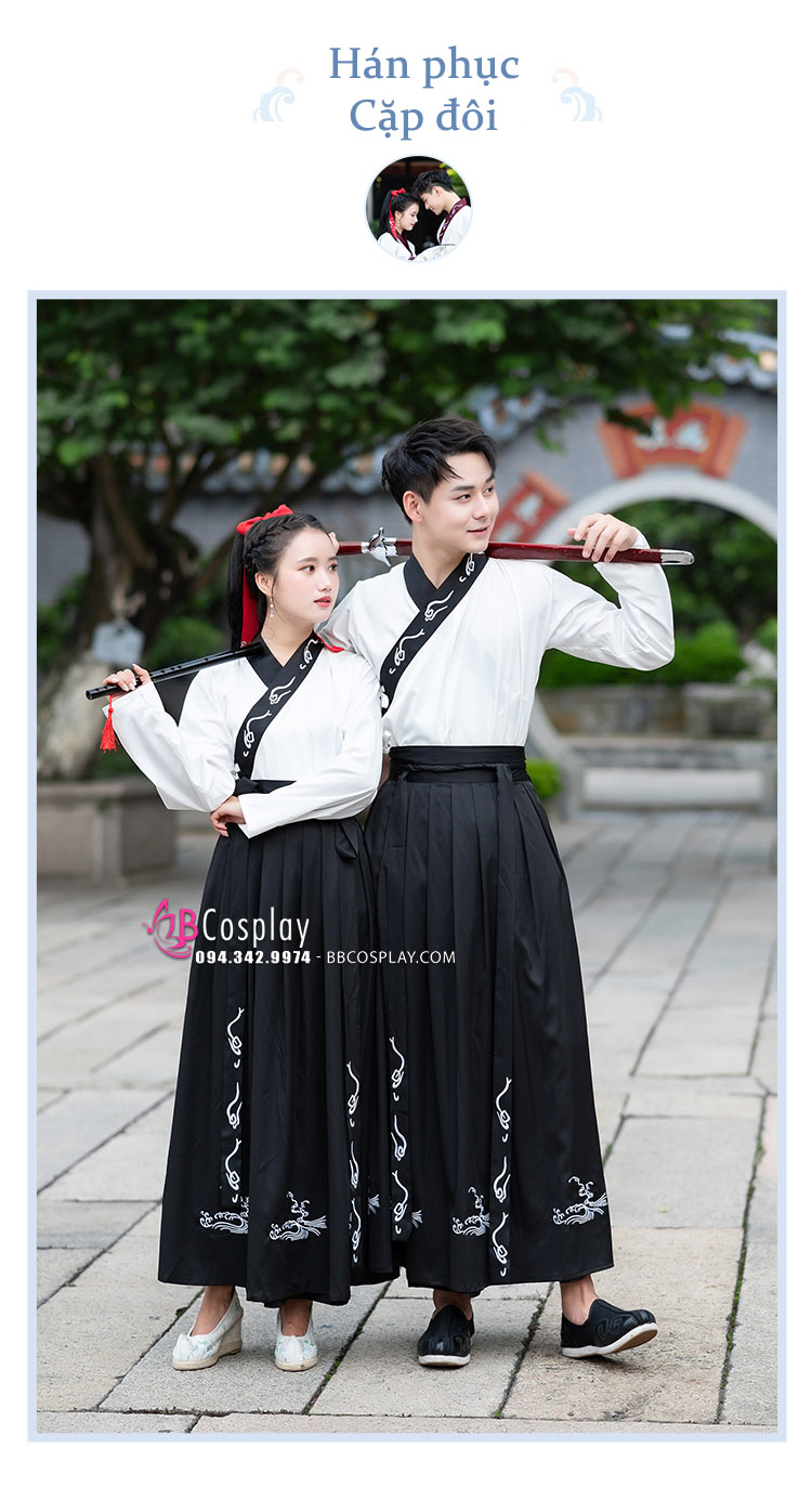 Trang phục cổ trang Trung Quốc nam nữ SP000170 | Trang Phục Biểu Diễn Ấn  Tượng