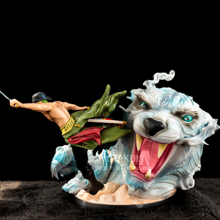 Mô Hình Figure Roronoa Zoro Và Bạch Hổ - One Piece