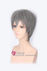 Tóc Giả Bạc Tối Màu Ngắn Cho Nam