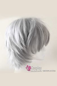 Tóc Giả Trắng Bạc Ngắn Cho Nam