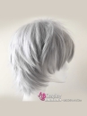 Tóc Giả Trắng Bạc Ngắn Cho Nam
