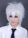 Tóc Giả Trắng Ngắn Cho Nam