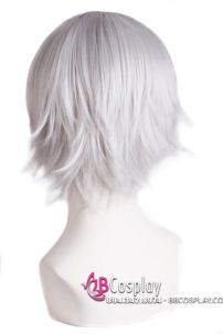 Tóc Nam Xám Khói Có Mái