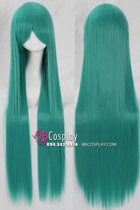 Tóc Dài Cơ Bản Màu Xanh Ngọc 80Cm