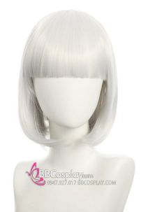 Tóc Ngắn Cúp Mái Ngang Bạch Kim