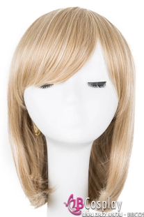 Tóc Ngắn Ngang Vai Cơ Bản Màu Vàng Sáng