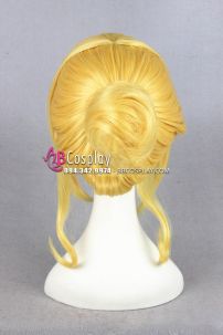 Tóc Giả  Cosplay Eli Ayase - Love Live Chất Dầy Đẹp Có Búi Tặng Wigcap