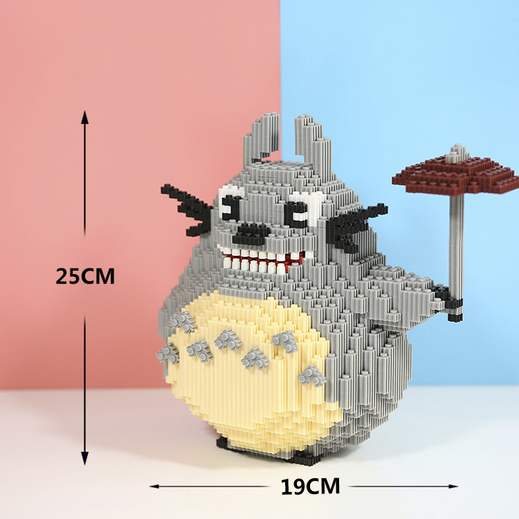 TotoroAnime Nhật Bản  Mô Hình Lắp Ráp Lego mô hình decor phòng làm việc  đồ chơi lắp ghép lego totoro