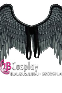 Cánh Thiên Thần Đen Vải In 3D