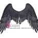 Cánh Thiên Thần Đen Vải In 3D