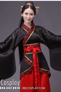 Đồ Hằng Nga- Áo Đen Váy Đỏ Giá Rẻ