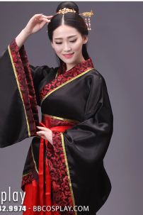 Đồ Hằng Nga- Áo Đen Váy Đỏ Giá Rẻ