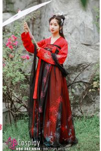 Hán Phục Múa Bỉ Ngạn Xích Dương