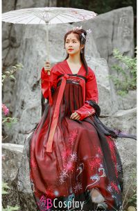 Hán Phục Múa Bỉ Ngạn Xích Dương