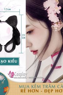 Búi Tóc Cổ Trang Hán Phục Giả Kiểu Tai Mèo