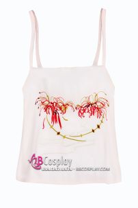 Yếm Cổ Trang Mặc Hán Phục Bỉ Ngạn Đỏ