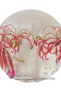 Yếm Cổ Trang Mặc Hán Phục Bỉ Ngạn Đỏ