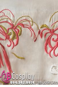 Yếm Cổ Trang Mặc Hán Phục Bỉ Ngạn Đỏ