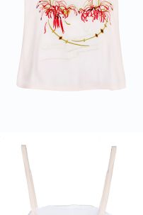 Yếm Cổ Trang Mặc Hán Phục Bỉ Ngạn Đỏ