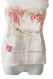 Yếm Cổ Trang Mặc Hán Phục Bỉ Ngạn Đỏ