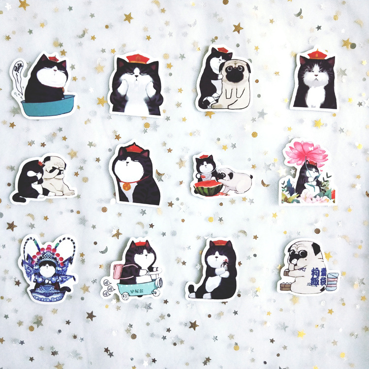 Bộ Sticker Hoàng Thượng Mèo