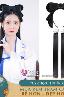 Tóc Giả Hán Phục Style Sẵn Đẹp Dễ Dùng