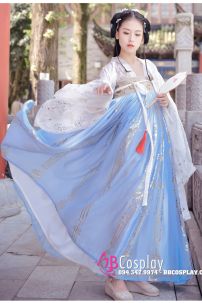 Hán Phục Chiết Ngực Kim Thanh