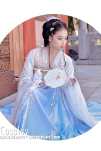 Hán Phục Chiết Ngực Kim Thanh